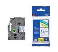 Brother Tze-133 - Blue On Clear - Roll (1.2 Cm X 8 M) 1 Cassette(S) Laminated Ta