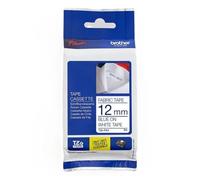 Brother Blue on White 12mm Fabric Tape