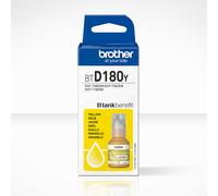 BROTHER BTD180Y Yellow Ink Bottle, Includes 1 x Ink Bottle, Genuine Supplies