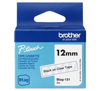 Brother BTAG-131 label-making tape Black on transparent