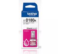 Brother BTD180M Magenta Genuine Ink Bottle. Type: Original Printing colours: Magenta Brand compatibility: Brother. Quantity per pack: 1 pc(s) Dimensions (WxDxH): 40 x 100 x 45 mm Package width: 56 mm