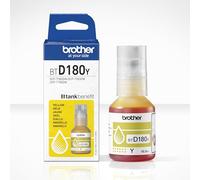 BROTHER BTD180Y Yellow Ink Bottle, Includes 1 x Ink Bottle, Genuine Supplies