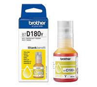 BROTHER BTD180Y Yellow Ink Bottle, Includes 1 x Ink Bottle, Genuine Supplies