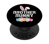 Brother Bunny Easter Boys Matching Rabbit PopSockets Adhesive PopGrip