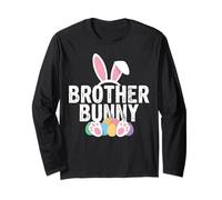 Brother Bunny Easter Matching Boys Rabbit Ears Long Sleeve T-Shirt