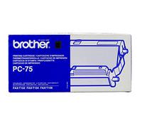 Genuine Brother PC75 PC-75 Black Printing Cartridge Fax T102 A-Sealed VAT Incl