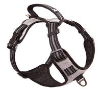Brother Cat Dog Harness Gray/Black, Padded, Adjustable, Dog Tool