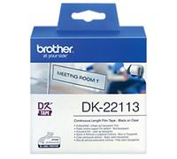 Brother Continuos Film Labelling Tape DK-22113 Black 62mm x 15.24m