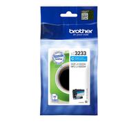 Brother LC-3233C Inkjet Cartridge, Cyan, Single Pack, Super High Yield, Includes 1 x Inkjet Cartridge, Brother Genuine Supplies
