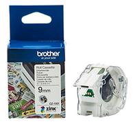 Brother CZ-1001 Authentic Label Tape Self Adhesive White 9 mm x 5m