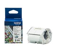 Brother CZ-1005 Authentic Label Tape Self Adhesive White 50 mm x 5m