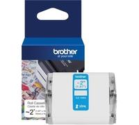 Brother CZ-1005 Zero-Ink Roll Cassette, Continuous Length, 50 mm (W) x 5 m (L), Brother Genuine Supplies, White