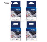Brother CZ1005 1.97" x 16.4 ft. CZ Roll Cassette Set of 4 From Japan Fedex
