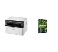 BROTHER DCP-1610W Mono Laser All-in-One Printer, Wireless/USB, Compact, A4, 20 ppm, 600 dpi, 500 Sheet Paper Ream