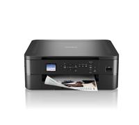 Brother DCP-J1050DW, colour, 3-in-1 colour inkjet multifunction printer, scanner, copier, black, 400 x 151 x 343 mm, 17/9 ppm