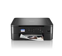 Brother DCP-J1050DW Wireless Colour Inkjet Printer | 3-in 1 (Print/Copy/Scan) | Wi-Fi/USB 2.0/NFC | Photos | Ink Included|UK Plug, Black