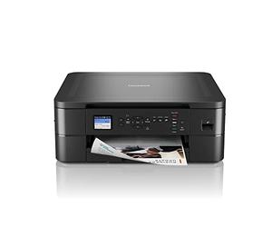 Brother DCP-J1050DW Wireless Colour Inkjet Printer | 3-in 1 (Print/Copy/Scan) | Wi-Fi/USB 2.0/NFC | Photos | Ink Included|UK Plug, Black