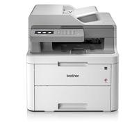 Brother DCPL3550CDW Colour Laser Multifunction Printer (LED, Colour, Wi-Fi, Document Feeder, Automatic Double-Sided Printing, Italian Version) White, 41 x 41 x 48 cm