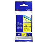BROTHER Default Category Labelling Tape, Black on Yellow, 24 mm