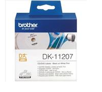 Brother DK-11207 Original P-Touch Label Tape (58mm x 100) Black On White