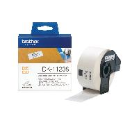 Brother DK-11208 Original Label Tape (38mm x 90mm) Black on White x 400