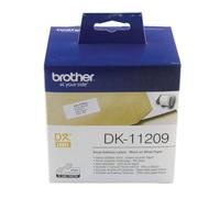 Brother DK-11209 Roll of 29mm x 62mm Black On White Small Address Labels DK11209