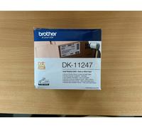 Brother DK-11247 label-making tape Black on white