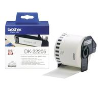 Brother DK-22205 - Black on white - Roll (6.2 cm x 30.5 m) thermal paper - for Brother QL-1050, 1060, 500, 550, 560, 570, 580, 600, 650, 700, 710, 720, 820