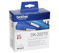 Brother DK-22210 - Black on white - Roll (2.9 cm x 30.5 m) labels - for Brother QL-1050, 1060, 500, 550, 560, 570, 580, 600, 650, 700, 710, 720, 820
