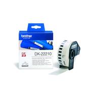 Brother DK-22210 Label Roll of 29mm Black On White Continuous Length Paper Tape
