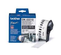 Brother DK-22210 Original Continuous Paper Tape (29mm x 30.48m) Black on White