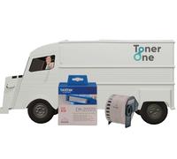 Brother DK-22223 P-Touch White Continuous Label Tape Roll 50mm x 30.48m