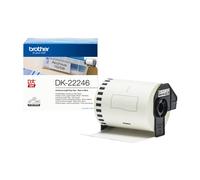 Brother DK-22246 Label Roll Black On White 103mm Continuous Length Paper Tape