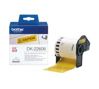 Brother DK-22606 DirectLabel Etikettes yellow 62mm x 15.24m for Brothe