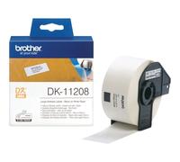 Brother DK-11201 Original Label Tape - (29mm x 90mm) Black on White x 400