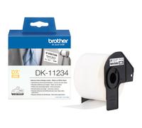 Brother Name Badge Labels 60 x 86mm 260 Labels Per Roll White DK-11234 VAT Inc