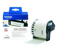 Brother DK22205 Label Tape 62 Mm Width Rectangle White