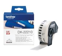 Brother DK-22210 - Black on white - Roll (2.9 cm x 30.5 m) labels - for Brother QL-1050, 1060, 500, 550, 560, 570, 580, 600, 650, 700, 710, 720, 820