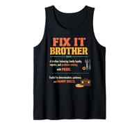 Brother Fix It Definition Retro Tank Top