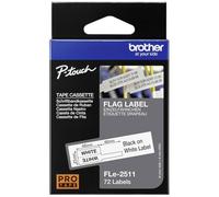 Brother FLE2511 label-making tape Black on white