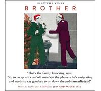 Brother Funny Christmas Greeting Card Retro Humour Drama Queen