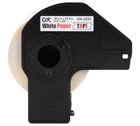 Brother Genuine DK-22513PK Continuous Length Replacement Labels, Black/Red Label on White Paper Tape, Engineered with Excellence, 2.4â€ x 50 feet, (3) Rolls per Box (DK22513PK)