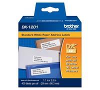 Brother Genuine DK1201 Die-Cut Standard Rolled Address Labels for QL Printers, (DK1201)