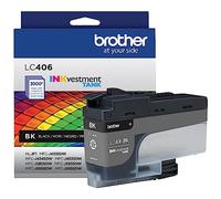 Brother Genuine LC406BK Standard Yield Black INKvestment Tank Ink Cartridge