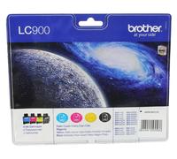 Brother Genuine LC900 Black Cyan Magenta Yellow Ink Cartridge Multipack lc-900
