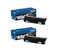 Brother Genuine TN436BK 2-Pack Super High Yield Black Toner Cartridge with Approximately 6,500 Page Yield/Cartridge