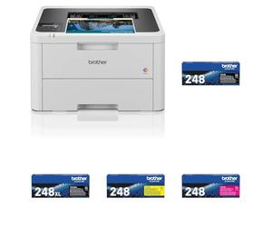 BROTHER HL-L3220CW Colour Wireless LED Printer | Single Function |USB 2.0 | A4|UK Plug Toner Cartridge