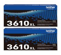 Brother TN3610XL Black Original Ultra High Capacity Toners Twin Pack (2 Pack)