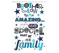 Brother In Law Birthday Card With Funky Design