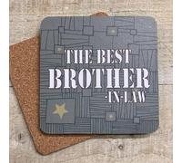 BROTHER IN LAW - DOODLES COASTER BY WHITE COTTON CARDS (C-ST46)
